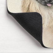 Pekingese Malerei - Niedliche Original Hunde Kunst Mousepad (Ecke)