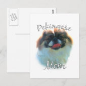 Pekingese Mama 2 Postkarte (Vorne/Hinten)
