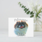 Pekingese Mama 2 Postkarte (Stehend Vorderseite)