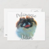 Pekingese Mama 2 Postkarte (Vorne/Hinten)