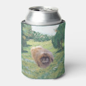 Pekingese Meadow Dosenkühler (Kanne Vorderseite)