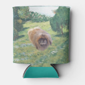 Pekingese Meadow Dosenkühler (Vorderseite)