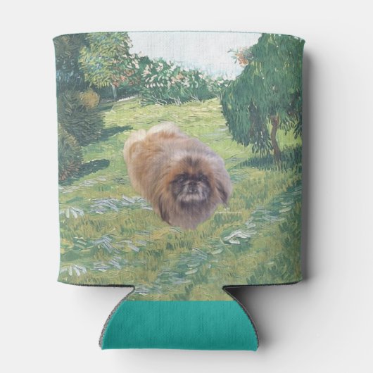 Pekingese Meadow Dosenkühler (Rückseite)