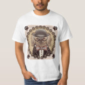 Pekingese mit Brillenträger T - Shirt (Vorderseite)