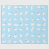 Pekingese Muster-Packpapier Geschenkpapier (Flach)