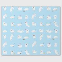 Pekingese Muster-Packpapier