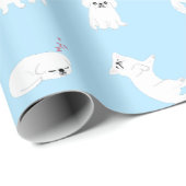 Pekingese Muster-Packpapier Geschenkpapier (Rolleneckpunkt)