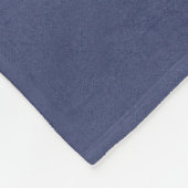 Pekingese Orange Blossom Fleecedecke (Ecke)