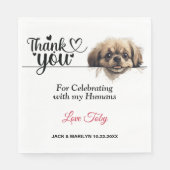 Pekingese Paper Napkin Serviette (Vorderseite)