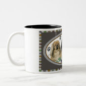 Pekingese Pawprints Tasse (Links)
