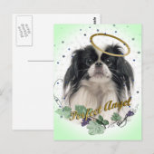 Pekingese Perfect Angel Postkarte (Vorne/Hinten)