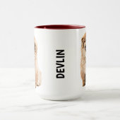 Pekingese Personalisierte Mug Tasse (Zentrum)