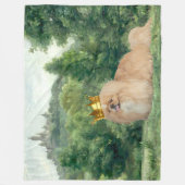 Pekingese Prince Fleecedecke (Vorderseite)