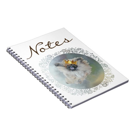 Pekingese Prince Notizblock (Rechte Seite)