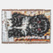 Pekingese Puppy Decke (Vorderseite)