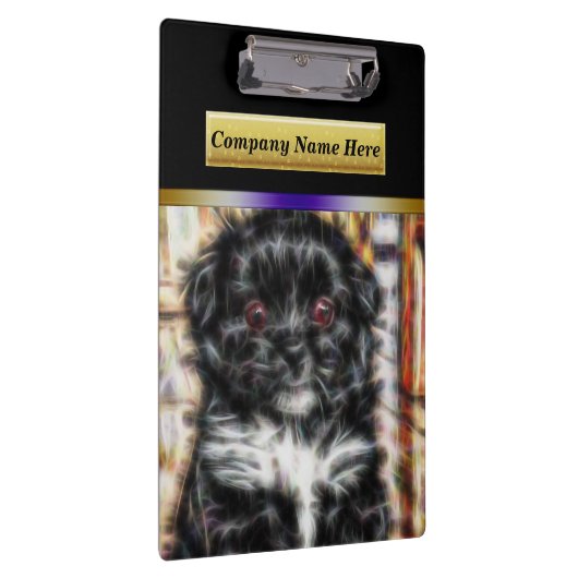 Pekingese Puppy Klemmbrett (Rechts)