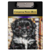 Pekingese Puppy Klemmbrett (Vorderseite)