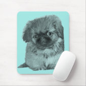 Pekingese Puppy Mousepad (Mit Mouse)