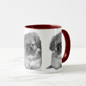 Pekingese Puppy Tasse (VorderseiteRechts)