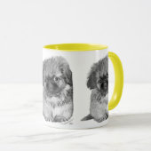 Pekingese Puppy Tasse (VorderseiteRechts)