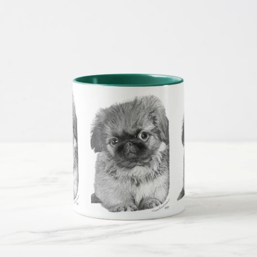 Pekingese Puppy Tasse (Zentrum)