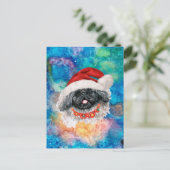 Pekingese Rasse Hund Weihnachten (Stehend Vorderseite)