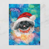 Pekingese Rasse Hund Weihnachten (Vorderseite)