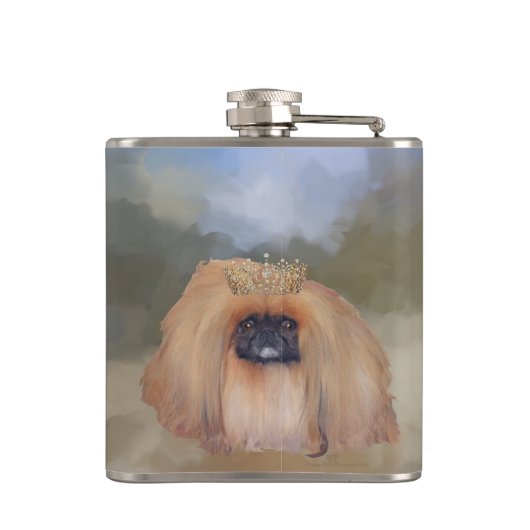 Pekingese Royal Flachmann (Rückseite)