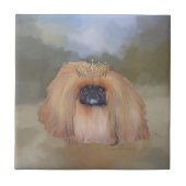 Pekingese Royal Fliese (Vorderseite)