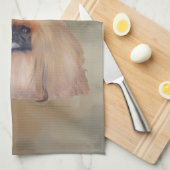 Pekingese Royal Geschirrtuch (Viertel Falte)