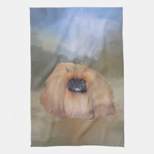 Pekingese Royal Geschirrtuch (Vertikal)