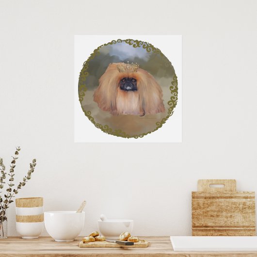 Pekingese Royal Poster (Küche)