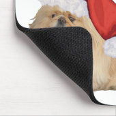 Pekingese Santa Claus Mousepad (Ecke)