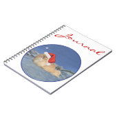 Pekingese Santa Claus Notizblock (Linke Seite)