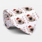 Pekingese Santa Paws Krawatte (Gerollt)