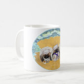 Pekingese Seeleute Kaffeetasse (Vorderseite Links)