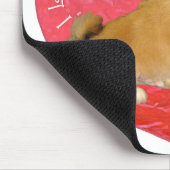 Pekingese / Shih Tzu Mix Valentinstag Mousepad (Ecke)