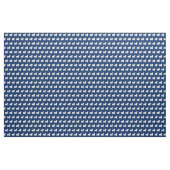 Pekingese Silhouette Pet Navy Blue Stoff (Yard (91,4 cm))