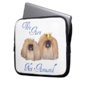 Pekingese sind nicht verwirrt laptopschutzhülle (Vorderseite Links)