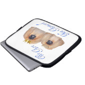 Pekingese sind nicht verwirrt laptopschutzhülle (Vorne Knopf)