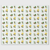 Pekingese St Patricks Day Geschenkpapier (Flach)