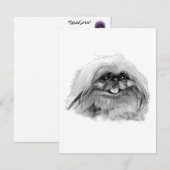 Pekingese Stationery - leere Karte "JenaSota" (Vorne/Hinten)