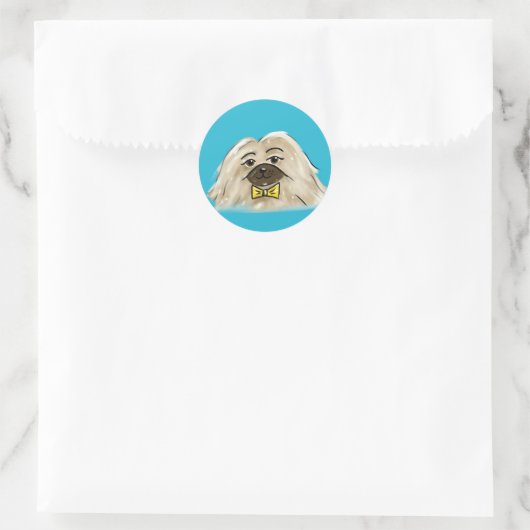 Pekingese Sticker (Tasche)