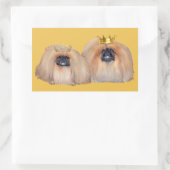 Pekingese Stickers (Tasche)
