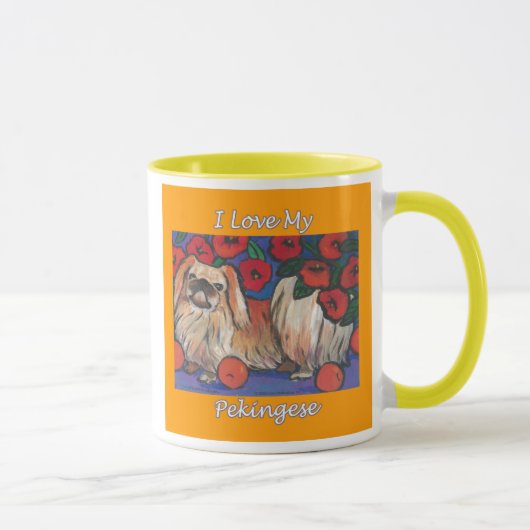Pekingese Tasse (Rechts)