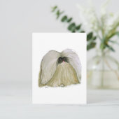 Pekingese, tony fernandes postkarte (Stehend Vorderseite)