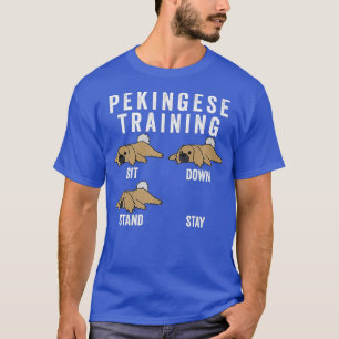 Pekingese Training Hund Premium T-Shirt