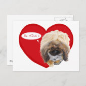 Pekingese Valentine Feiertagspostkarte (Vorne/Hinten)
