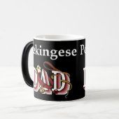 Pekingese Vater Geschenke Verwandlungstasse (Vorderseite Links)