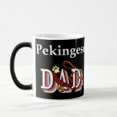 Pekingese Vater Geschenke Verwandlungstasse (Links)